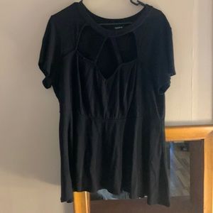 Size 2 Torrid Cut Out Tee